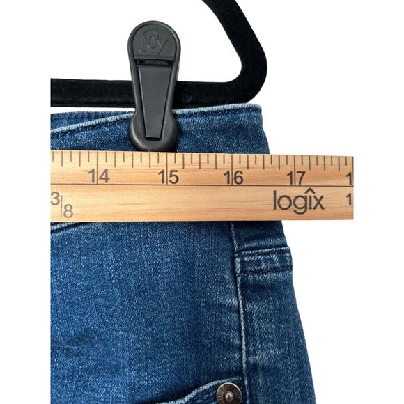 J. Jill Denim Coolmax Jeans Size 10 Authentic Fit Boot Cut Blue Stretch Mid Rise - Picture 10 of 13